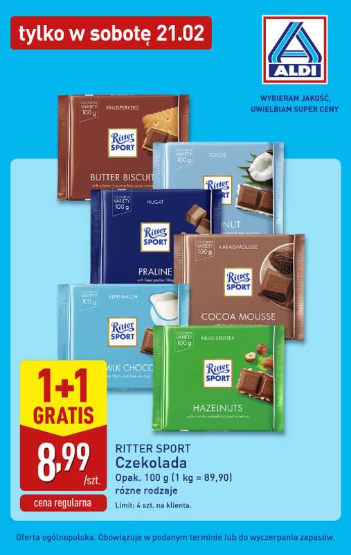 Aldi - gazetka promocyjna Tylko w sobotę! od soboty 21.02 do soboty 21.02 - strona 5