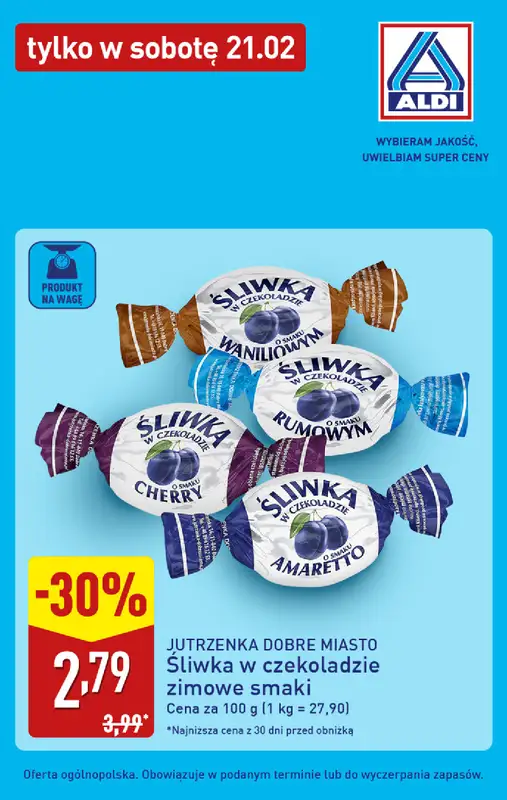 Aldi - gazetka promocyjna Tylko w sobotę! od soboty 21.02 do soboty 21.02 - strona 4