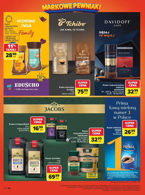 Carrefour - gazetka promocyjna Gazetka Carrefour Łap markowe pewniaki! od poniedziałku 16.02 do soboty 28.02 - strona 22