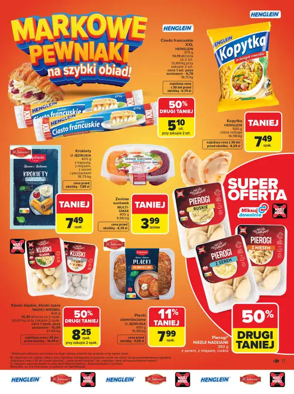 Carrefour - gazetka promocyjna Gazetka Carrefour Łap markowe pewniaki! od poniedziałku 16.02 do soboty 28.02 - strona 19