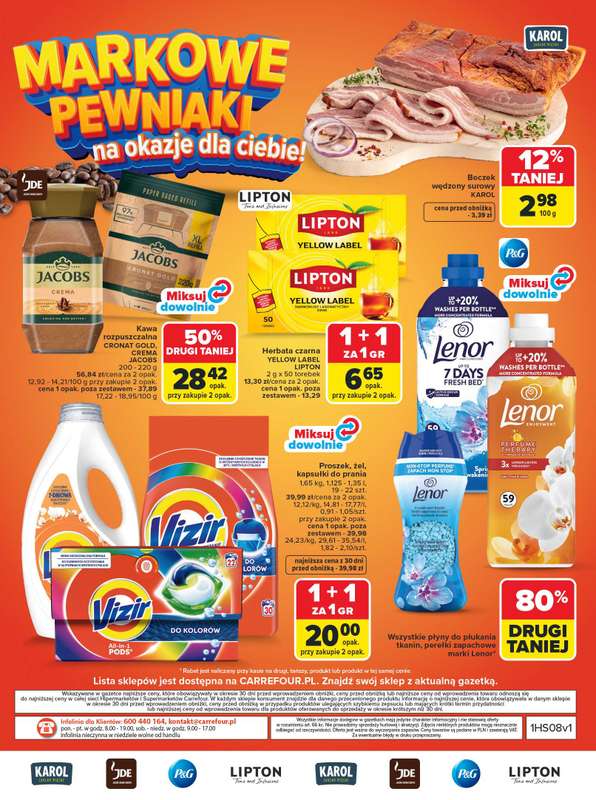 Carrefour - gazetka promocyjna Gazetka Carrefour Łap markowe pewniaki! od poniedziałku 16.02 do soboty 28.02 - strona 58