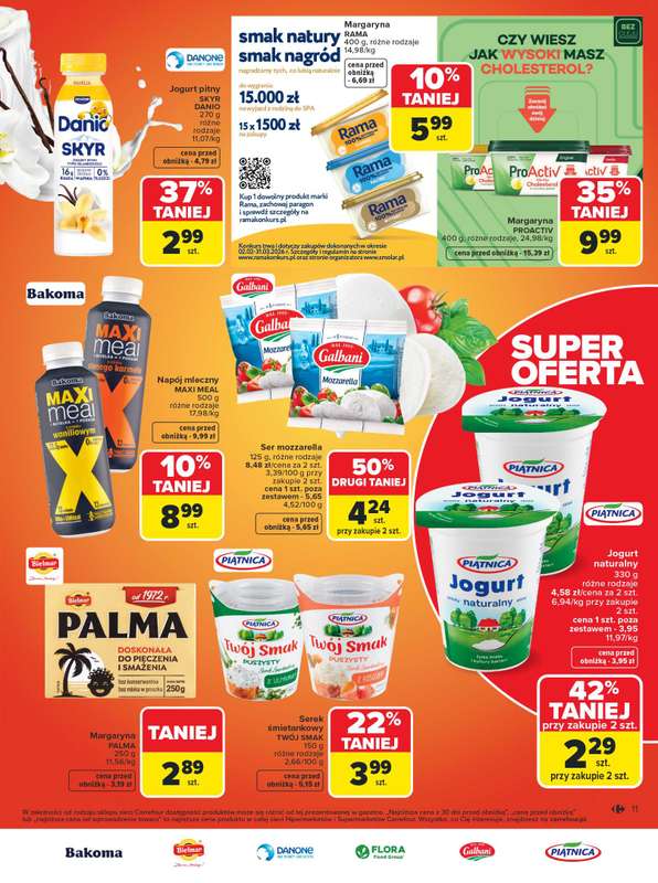 Carrefour - gazetka promocyjna Gazetka Carrefour Łap markowe pewniaki! od poniedziałku 16.02 do soboty 28.02 - strona 13