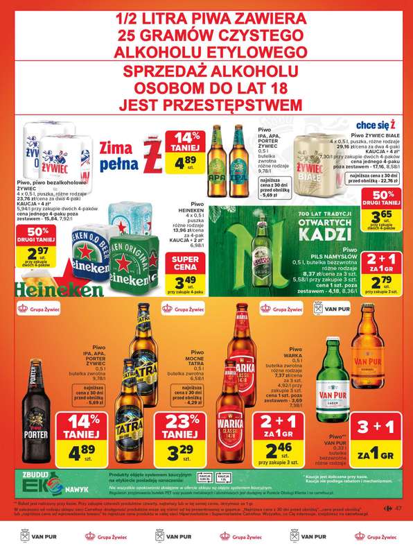 Carrefour - gazetka promocyjna Gazetka Carrefour Łap markowe pewniaki! od poniedziałku 16.02 do soboty 28.02 - strona 49