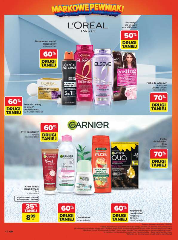 Carrefour - gazetka promocyjna Gazetka Carrefour Łap markowe pewniaki! od poniedziałku 16.02 do soboty 28.02 - strona 50