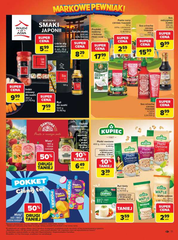 Carrefour - gazetka promocyjna Gazetka Carrefour Łap markowe pewniaki! od poniedziałku 16.02 do soboty 28.02 - strona 33