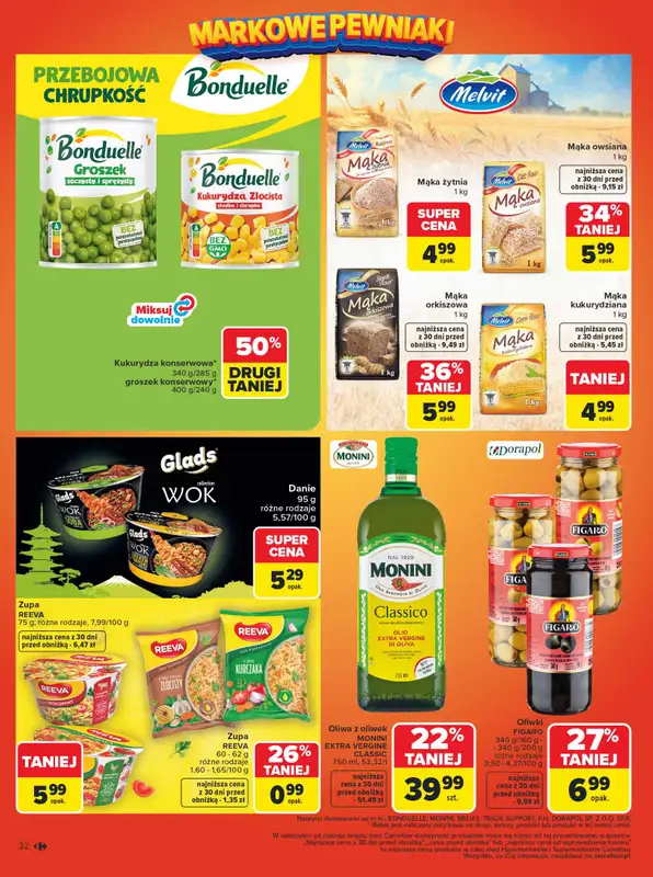 Carrefour - gazetka promocyjna Gazetka Carrefour Łap markowe pewniaki! od poniedziałku 16.02 do soboty 28.02 - strona 34