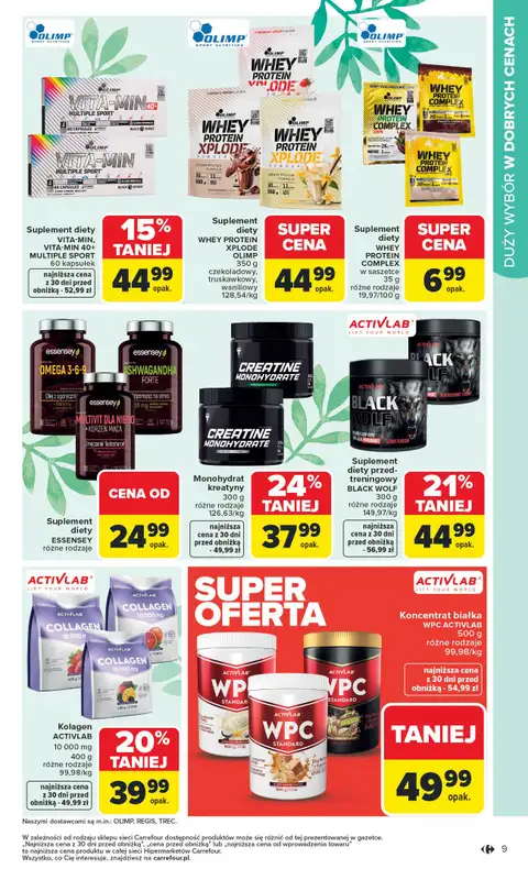 Carrefour - gazetka promocyjna Gazetka Łap super okazje od poniedziałku! od poniedziałku 16.02 do soboty 28.02 - strona 9
