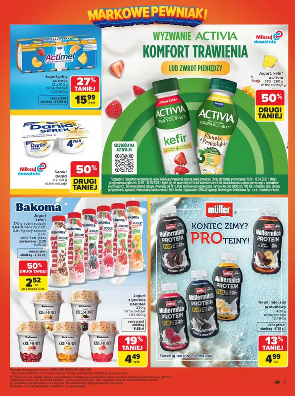 Carrefour Market - gazetka promocyjna Gazetka Carrefour Market Łap markowe pewniaki! od poniedziałku 16.02 do soboty 28.02 - strona 15