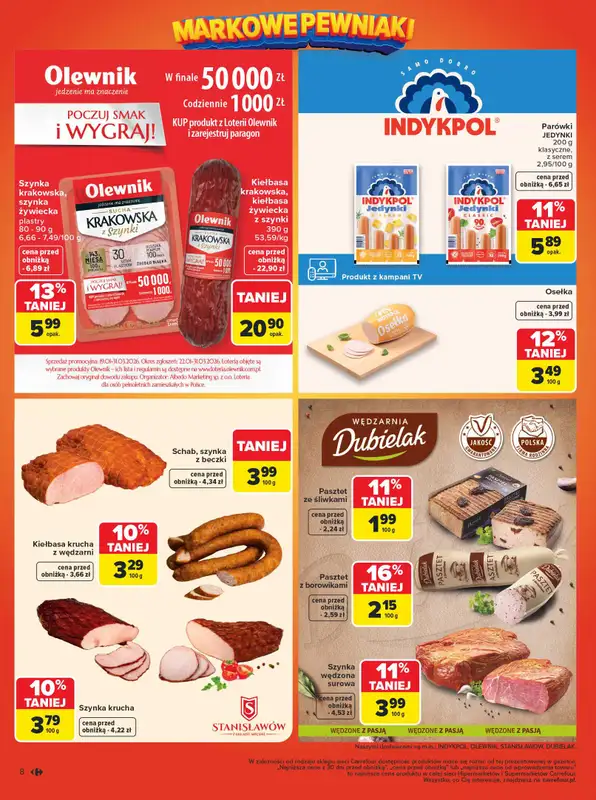 Carrefour Market - gazetka promocyjna Gazetka Carrefour Market Łap markowe pewniaki! od poniedziałku 16.02 do soboty 28.02 - strona 10