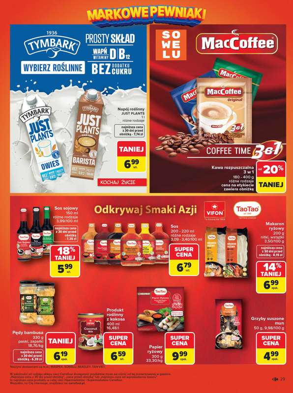 Carrefour Market - gazetka promocyjna Gazetka Carrefour Market Łap markowe pewniaki! od poniedziałku 16.02 do soboty 28.02 - strona 31
