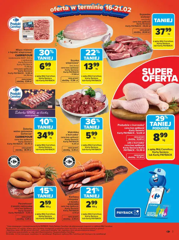 Carrefour Market - gazetka promocyjna Gazetka Carrefour Market Łap markowe pewniaki! od poniedziałku 16.02 do soboty 28.02 - strona 5