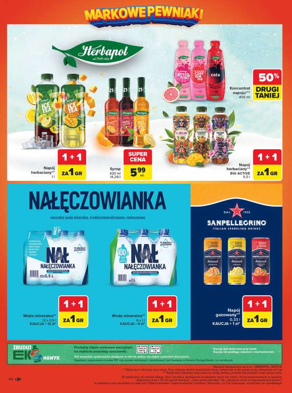 Carrefour Market - gazetka promocyjna Gazetka Carrefour Market Łap markowe pewniaki! od poniedziałku 16.02 do soboty 28.02 - strona 46