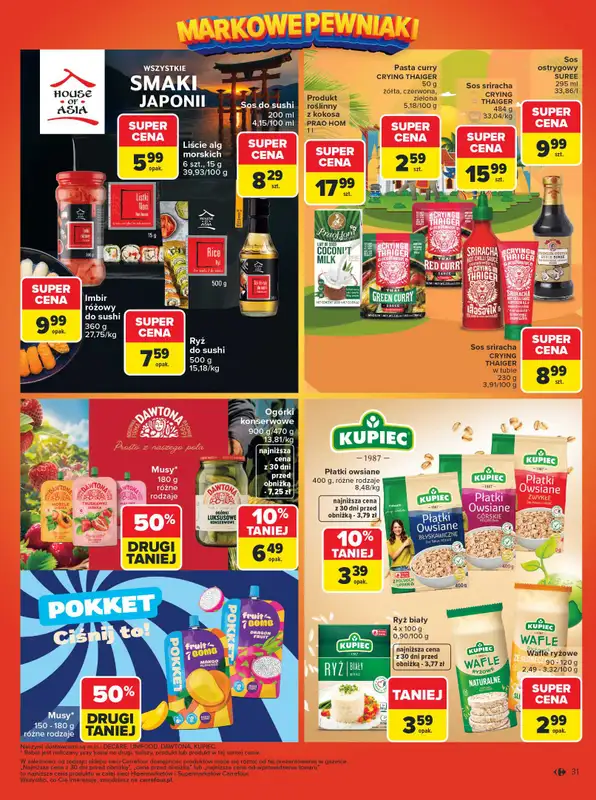 Carrefour Market - gazetka promocyjna Gazetka Carrefour Market Łap markowe pewniaki! od poniedziałku 16.02 do soboty 28.02 - strona 33