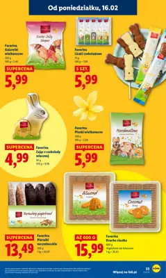 Lidl - gazetka promocyjna Oferta od poniedziałku od poniedziałku 16.02 do środy 18.02 - strona 33