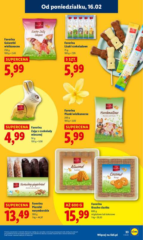 Lidl - gazetka promocyjna Oferta od poniedziałku od poniedziałku 16.02 do środy 18.02 - strona 33