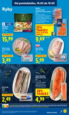 Lidl - gazetka promocyjna Oferta od poniedziałku od poniedziałku 16.02 do środy 18.02 - strona 19