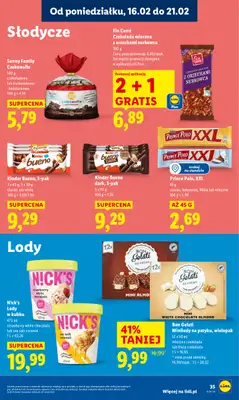 Lidl - gazetka promocyjna Oferta od poniedziałku od poniedziałku 16.02 do środy 18.02 - strona 35