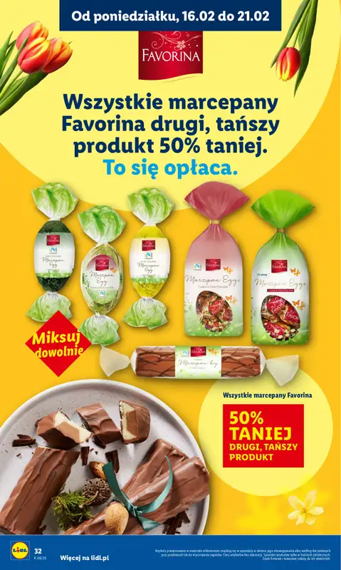 Lidl - gazetka promocyjna Oferta od poniedziałku od poniedziałku 16.02 do środy 18.02 - strona 32
