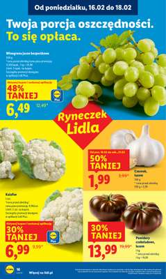 Lidl - gazetka promocyjna Oferta od poniedziałku od poniedziałku 16.02 do środy 18.02 - strona 16