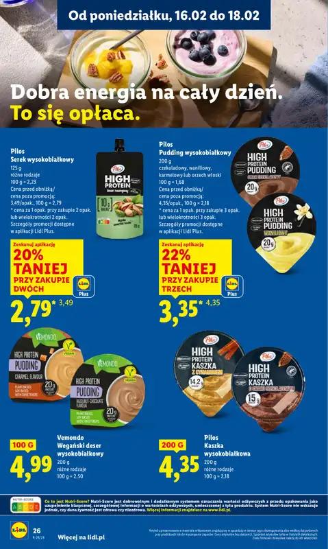 Lidl - gazetka promocyjna Oferta od poniedziałku od poniedziałku 16.02 do środy 18.02 - strona 26