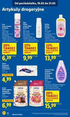 Lidl - gazetka promocyjna Oferta od poniedziałku od poniedziałku 16.02 do środy 18.02 - strona 46