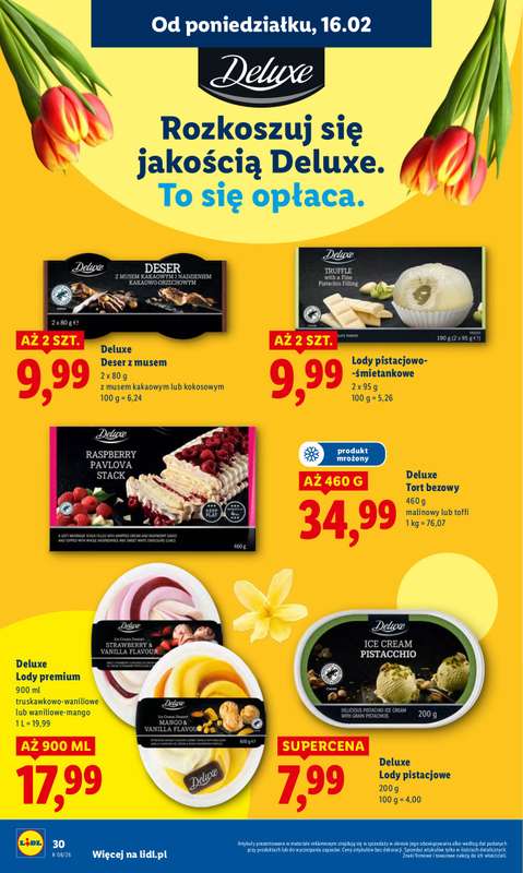 Lidl - gazetka promocyjna Oferta od poniedziałku od poniedziałku 16.02 do środy 18.02 - strona 30
