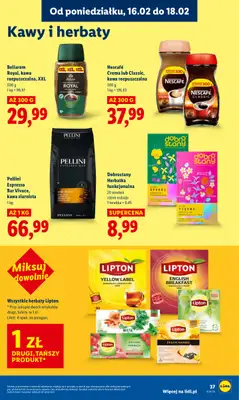 Lidl - gazetka promocyjna Oferta od poniedziałku od poniedziałku 16.02 do środy 18.02 - strona 37