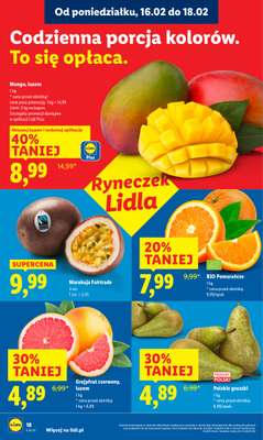 Lidl - gazetka promocyjna Oferta od poniedziałku od poniedziałku 16.02 do środy 18.02 - strona 18