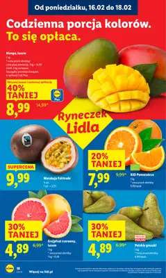 Lidl - gazetka promocyjna Oferta od poniedziałku od poniedziałku 16.02 do środy 18.02 - strona 18