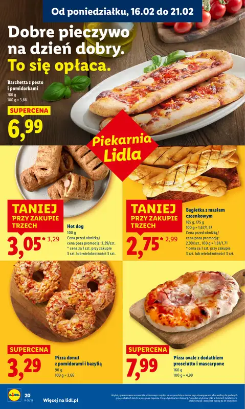 Lidl - gazetka promocyjna Oferta od poniedziałku od poniedziałku 16.02 do środy 18.02 - strona 20