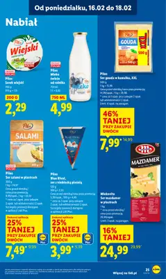 Lidl - gazetka promocyjna Oferta od poniedziałku od poniedziałku 16.02 do środy 18.02 - strona 25