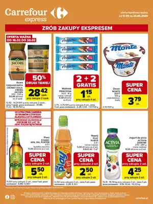 Carrefour Express - gazetka promocyjna Gazetka Express od wtorku 17.02 do poniedziałku 23.02 - strona 2