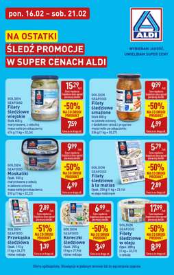 Aldi - gazetka promocyjna Śledź na ostatki! od poniedziałku 16.02 do soboty 21.02 - strona 2