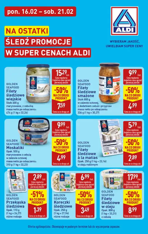 Aldi - gazetka promocyjna Śledź na ostatki!   - strona 2