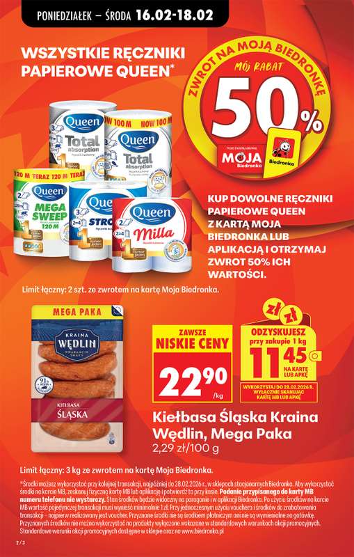 Biedronka - gazetka promocyjna Od poniedziałku od poniedziałku 16.02 do soboty 21.02 - strona 4
