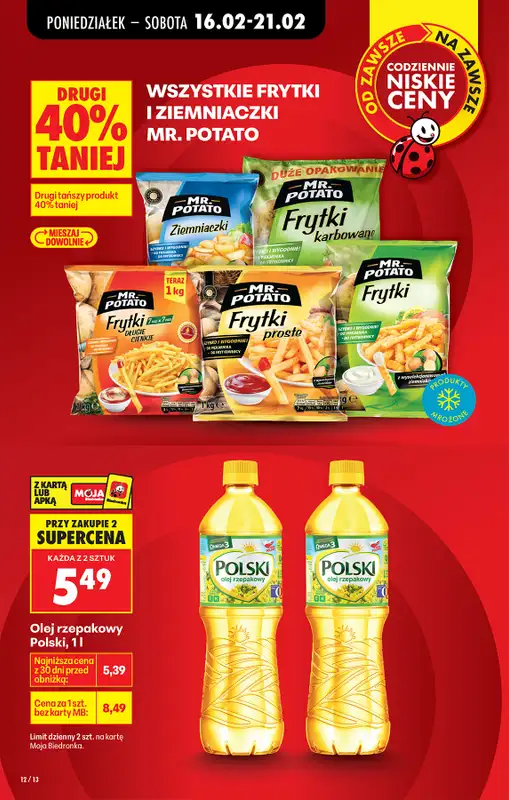 Biedronka - gazetka promocyjna Od poniedziałku od poniedziałku 16.02 do soboty 21.02 - strona 14
