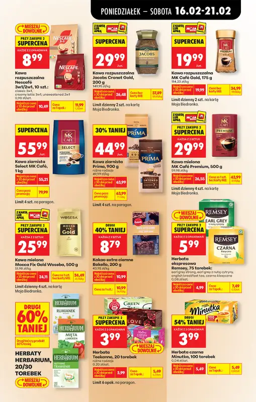 Biedronka - gazetka promocyjna Od poniedziałku, Z ladą tradycyjną od poniedziałku 16.02 do soboty 21.02 - strona 59