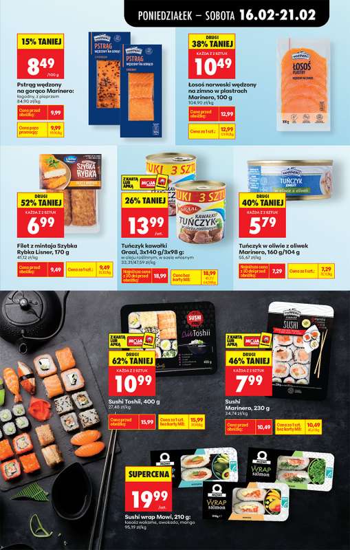 Biedronka - gazetka promocyjna Od poniedziałku, Z ladą tradycyjną od poniedziałku 16.02 do soboty 21.02 - strona 35