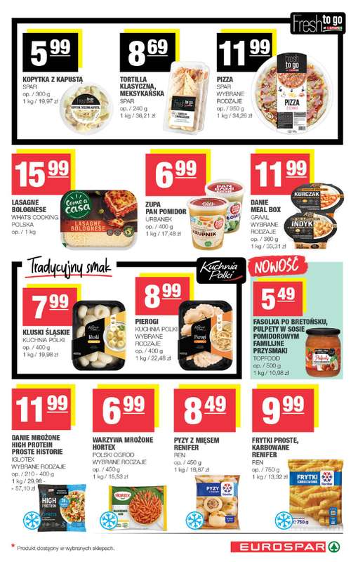 SPAR - gazetka promocyjna Gazetka Eurospar od środy 18.02 do niedzieli 01.03 - strona 9