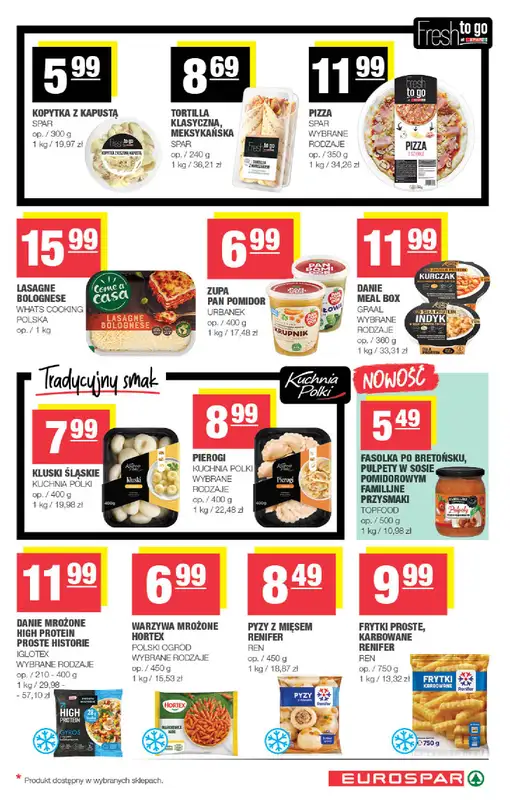 SPAR - gazetka promocyjna Gazetka Eurospar od środy 18.02 do niedzieli 01.03 - strona 9