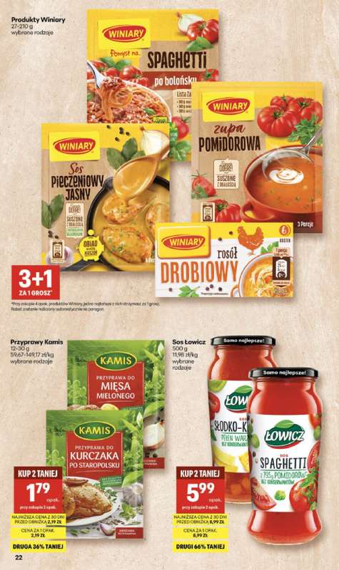 Delikatesy Centrum - gazetka promocyjna Gazetka  do środy 25.02 - strona 22