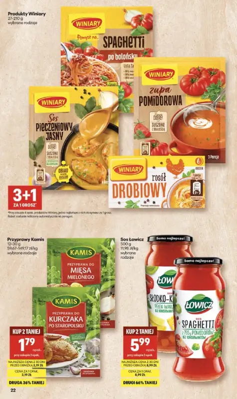 Delikatesy Centrum - gazetka promocyjna Gazetka  do środy 25.02 - strona 22