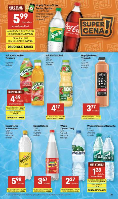 Delikatesy Centrum - gazetka promocyjna Gazetka  do środy 25.02 - strona 31