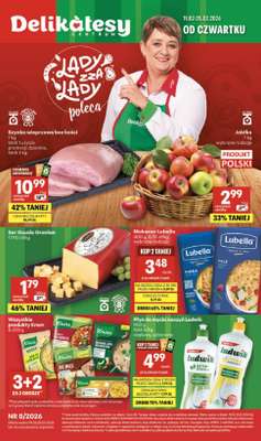 Delikatesy Centrum - gazetka promocyjna Gazetka  do środy 25.02