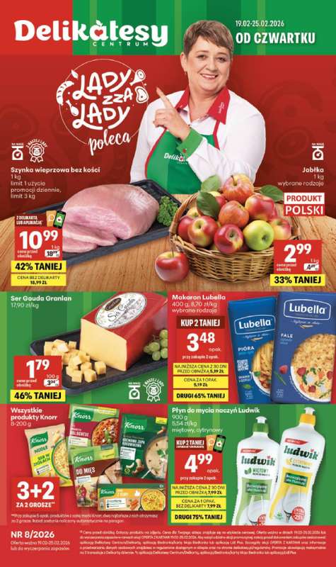 Delikatesy Centrum - gazetka promocyjna Gazetka  do środy 25.02