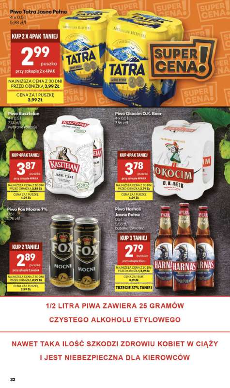 Delikatesy Centrum - gazetka promocyjna Gazetka  do środy 25.02 - strona 32