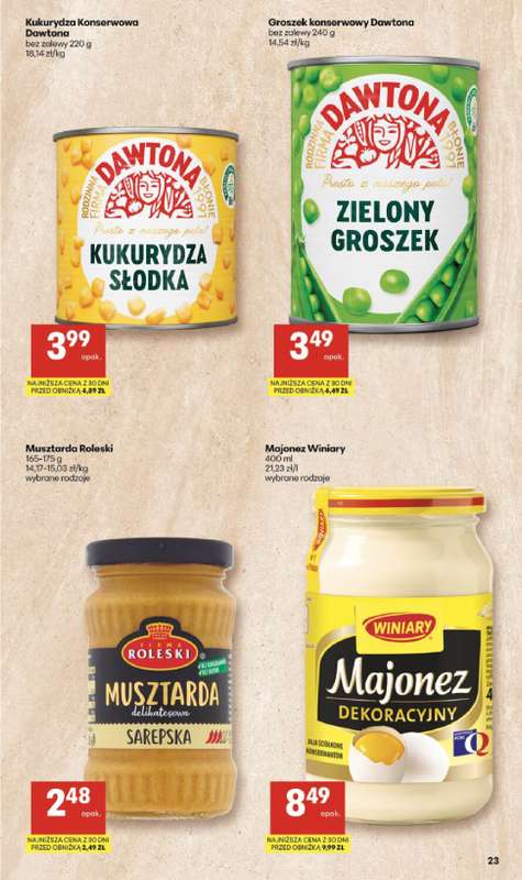 Delikatesy Centrum - gazetka promocyjna Gazetka  do środy 25.02 - strona 23
