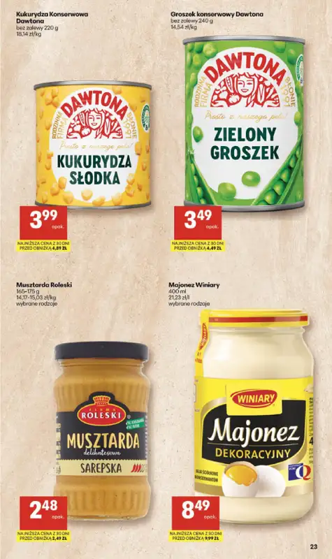 Delikatesy Centrum - gazetka promocyjna Gazetka  do środy 25.02 - strona 23