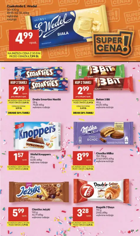 Delikatesy Centrum - gazetka promocyjna Gazetka  do środy 25.02 - strona 27