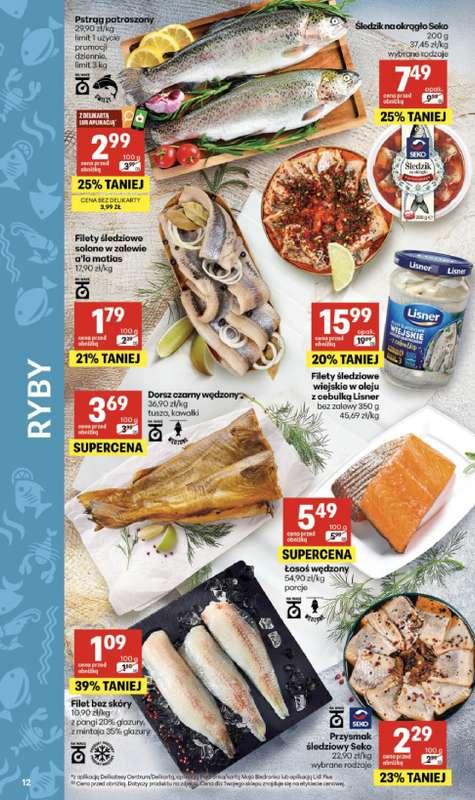 Delikatesy Centrum - gazetka promocyjna Gazetka  do środy 25.02 - strona 12